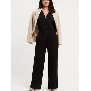 Monteau Black Jumpsuit
